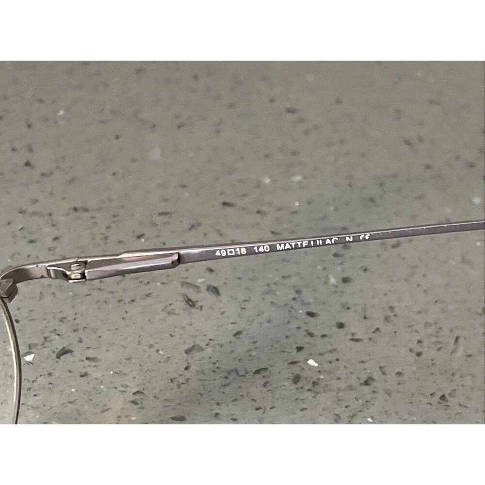 Enhance EN7674 Matte Lilac Eyeglasses Frames ONLY Metal Oval 49-18-140 full rim